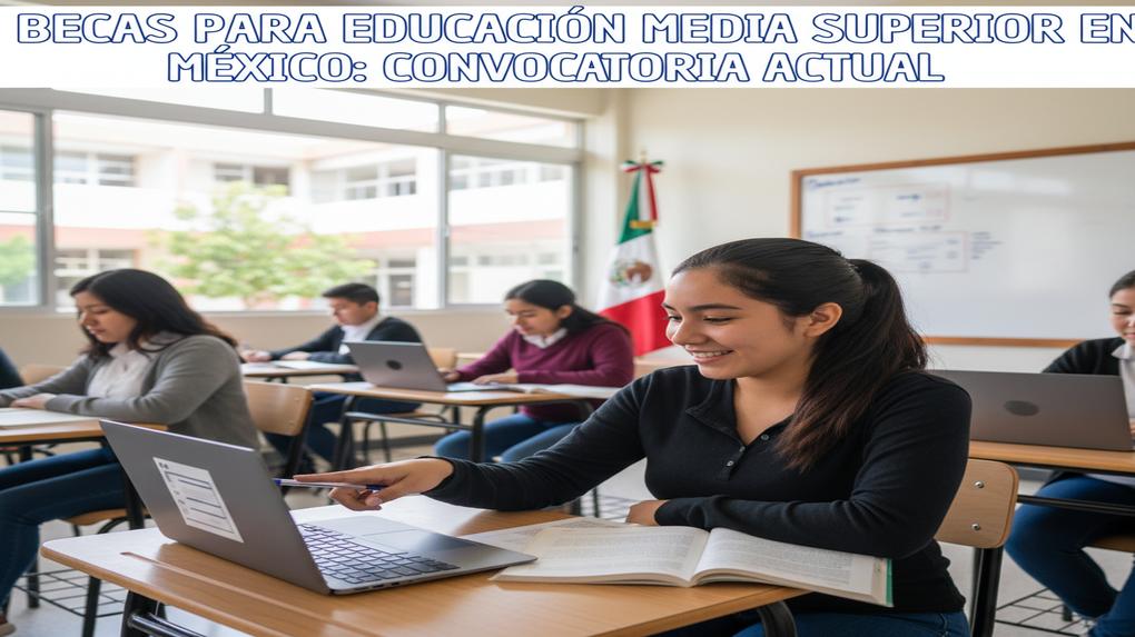 Becas para educación media superior en México: convocatoria actual