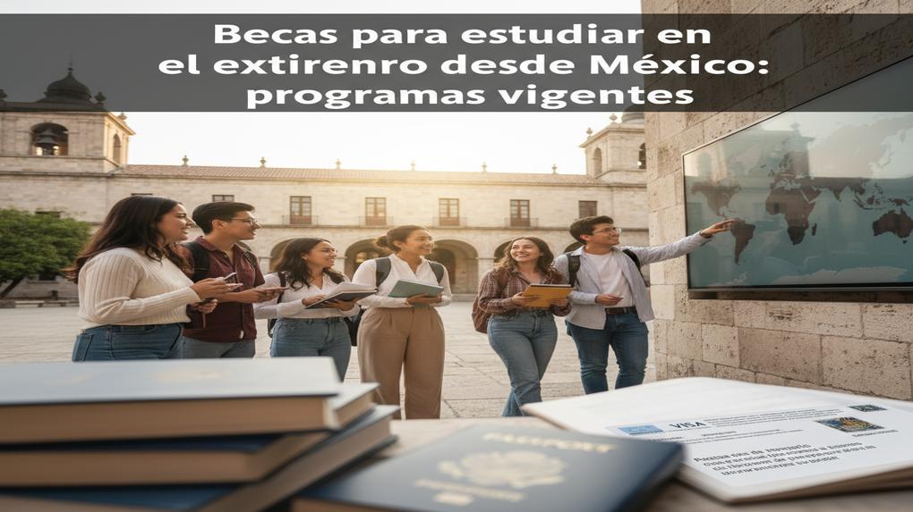 Becas para estudiar en el extranjero desde México: programas vigentes