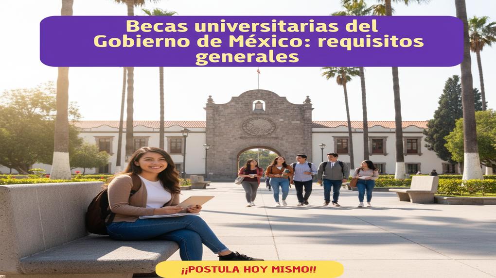 Becas universitarias del Gobierno de México: requisitos generales