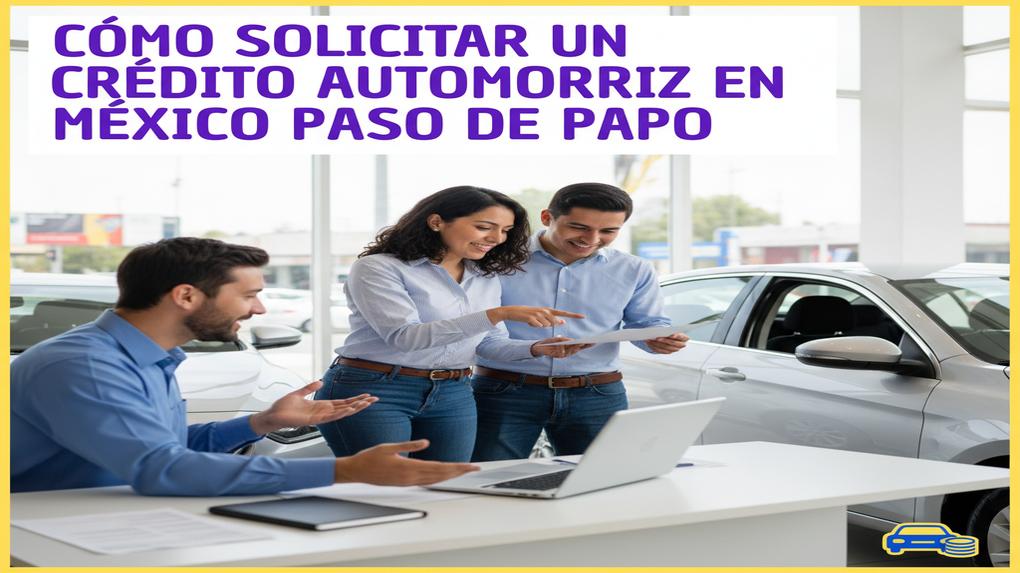 Cómo solicitar un crédito automotriz en México paso a paso