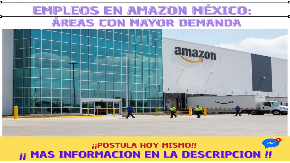 Empleos en Amazon México: áreas con mayor demanda
