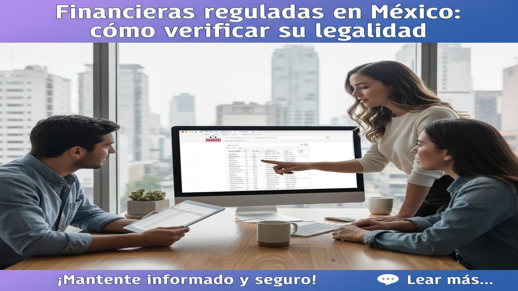 Financieras reguladas en México: cómo verificar su legalidad