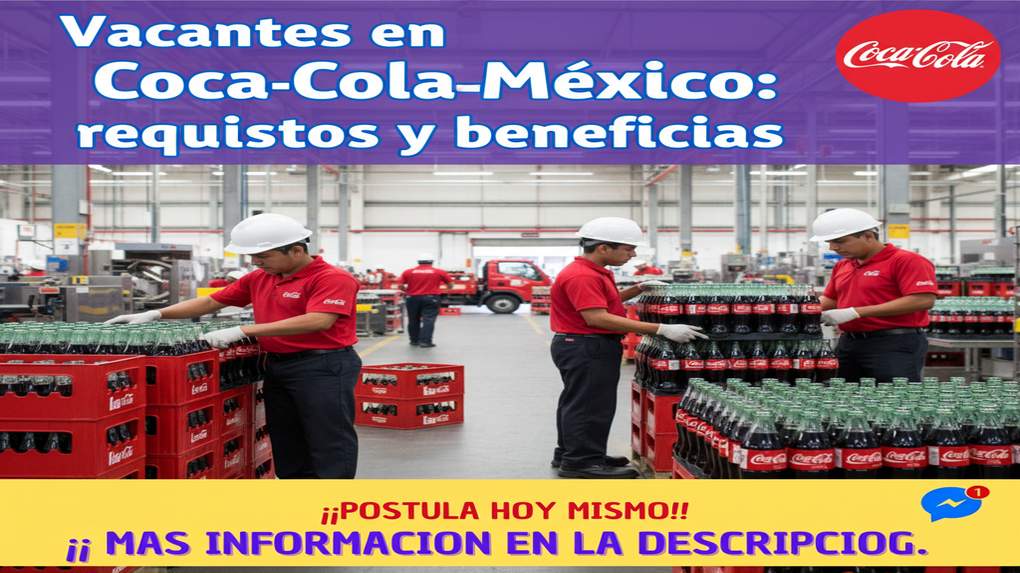 Vacantes en Coca-Cola México: requisitos y beneficios